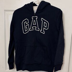 GAP Kids Dark Blue Zip-Up Sherpa Hoodie nwt  XL